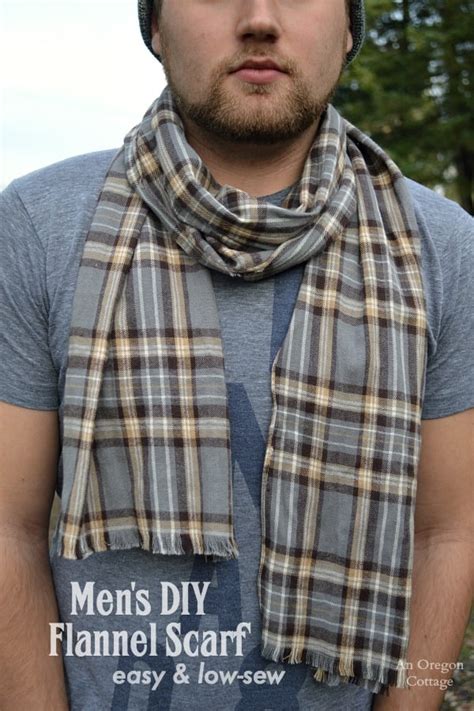 flannel scarf men